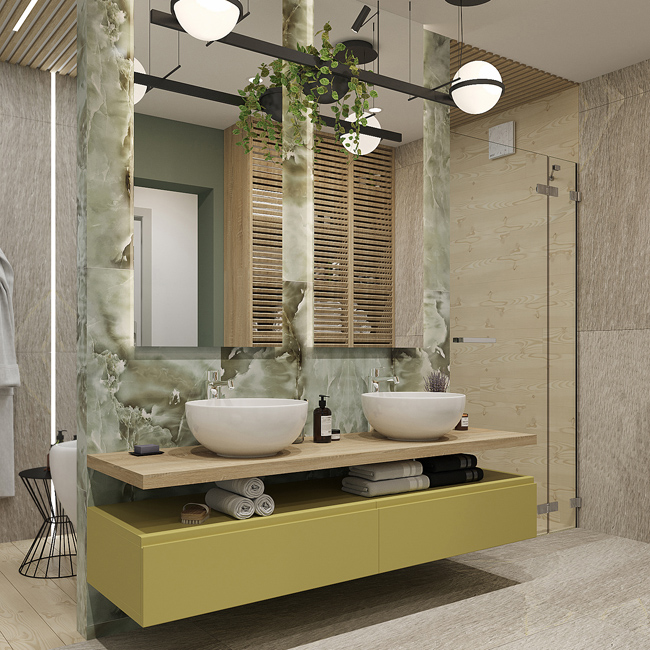 Дизайн интерьера «Спальня и ванная комната в Словакии»